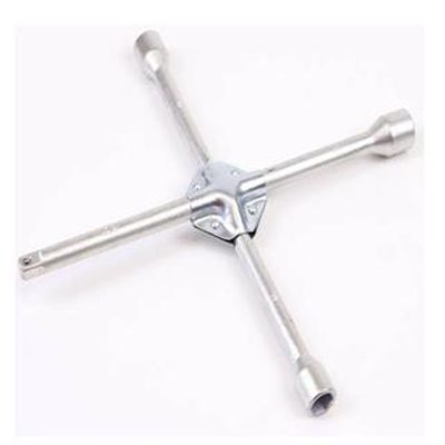 Ключ баллонный крестовой 17-19-21-1/2мм 14" усиленный "АВТООПЕРА" (серебрянно порошковое покрытие)