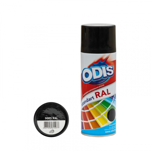 Краска-спрей ODIS standart RAL черный янтарь