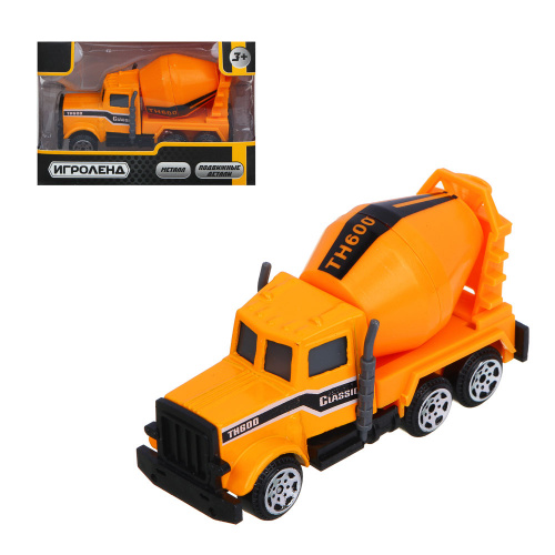 ИГРОЛЕНД Машинка спецтехника, металл,9,5х4,5х6,5 см, 6 дизайнов