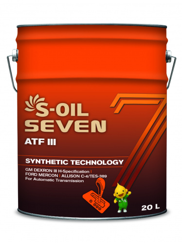 S-OIL 7   ATF III  (20л), Synthetic Technology      (ATF 1.1.7)