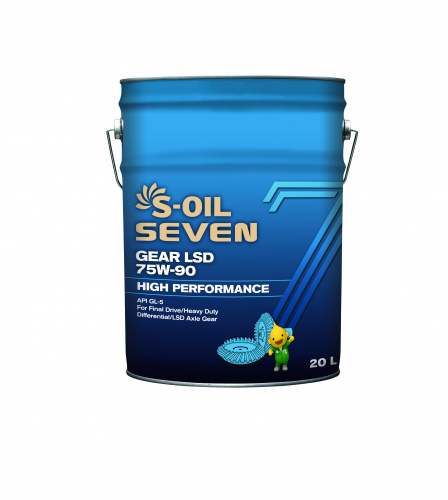 S-OIL 7   GEAR  LSD  75W90  GL-5  (20л)      (Transmission oils 1.1.6)