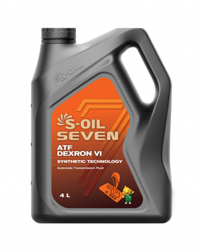 S-OIL 7   ATF DEXRON VI  (4л), Synthetic Technology  (1/4)      (ATF 1.1.7)