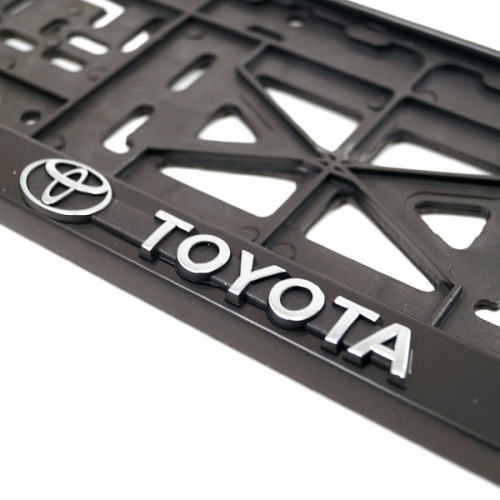 Рамка номера с защелкой рельефная СТД TOYOTA