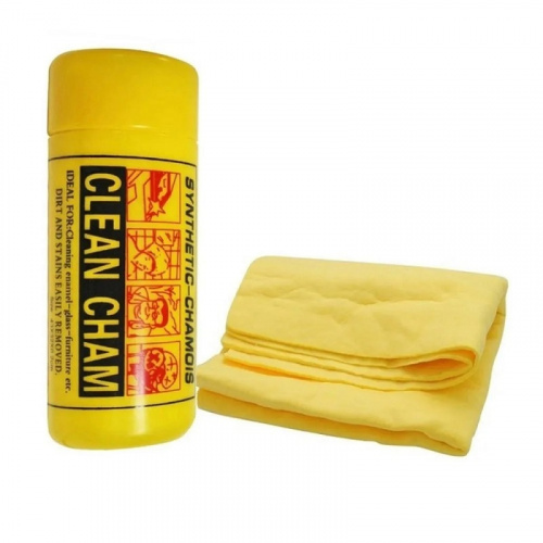 Замша протирочная в банке Clean Cham малая 43см х 32см х 2мм