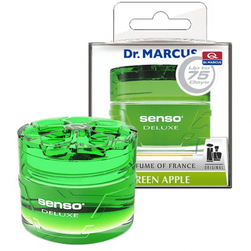 Ароматизатор воздуха гелевый в банке "Dr.MARCUS" Senso Deluxe, Green Apple