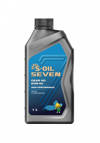 S-OIL 7   GEAR  HD  80W90  GL-5  .(1л),      (Transmission oils 1.1.6)