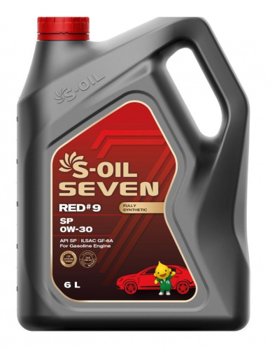 S-OIL 7   RED  #9  SP  0W30  (4л), Fully Synthetic (1/4)      (SEVEN #9 1.1.2)