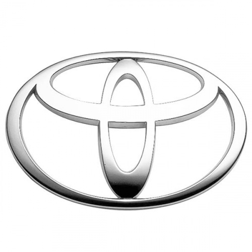 Эмблема хром SW Toyota средняя плоский (98x67мм)