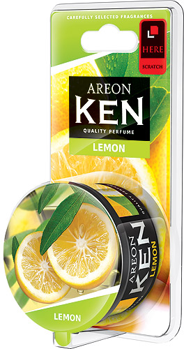 Ароматизатор воздуха "AREON KEN BLISTER" Лимон