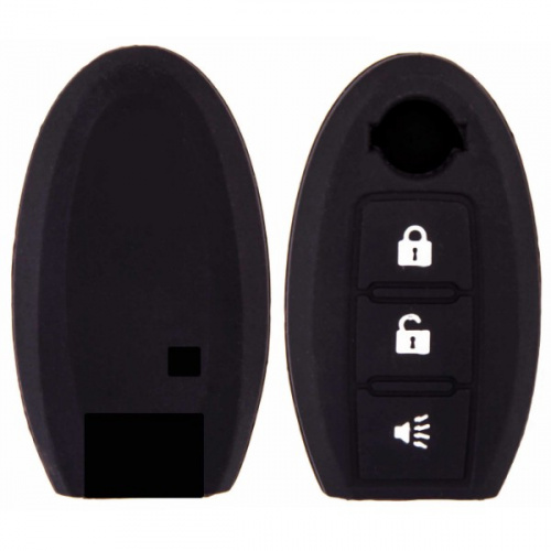 Чехол на ключ автомобильный SKYWAY силиконовый для NISSAN(3 кнопки)