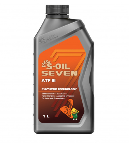 S-OIL 7   ATF III  (1л), Synthetic Technology  (1/12)      (ATF 1.1.7)