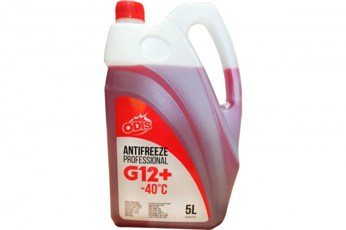 Антифриз ODIS G12+ Antifreeze Professional Red -40°C 5L (5.37кг)