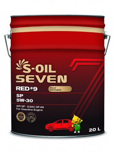 S-OIL 7   RED  #9  SP  5W30  (20л), Fully Synthetic      (SEVEN #9 1.1.2)