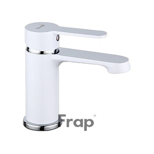 Смеситель д/р Frap® d35, на гайке, F1041 белый/хром 