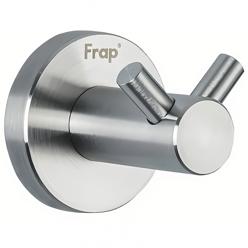 Крючок двойной FRAP® F30105-2 металл, хром