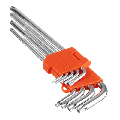 Набор ключей TORX-профиль  9 пр. (Т10-Т50 ), 95-220 мм