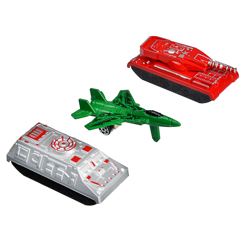 Игрушка в виде военной техники, пластик, 10х5х1см, 3 дизайна