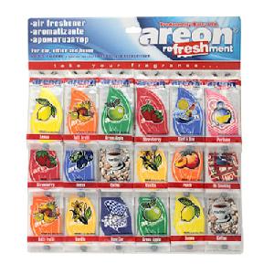 Ароматизатор воздуха подвесной, бумажный "AREON" MON CLASSIC REFRESHMENT, лист 72шт.