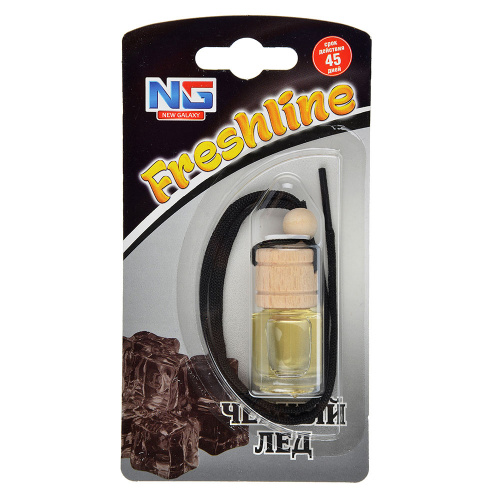 NEW GALAXY Ароматизатор подвесной Freshline черный лед, 5 мл