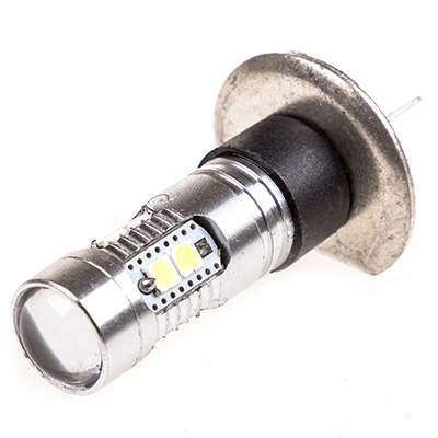 Автолампа диод H1 12/24V 10 SMD диодов 1-конт Белая SKYWAY (в компл. 2 шт.)