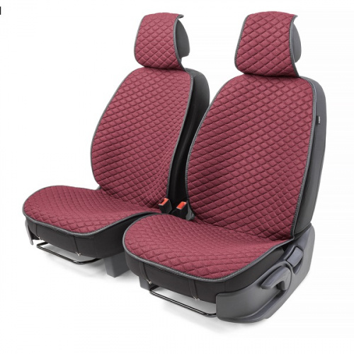 Накидки на сиденье Car Performance передние 2 шт  fiberflax розовые CUS-1032 PINK