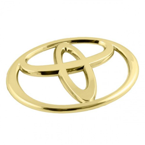 Эмблема золото SW Toyota 110x74мм (скотч)