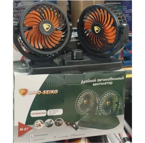 Вентилятор салона 12v двойной  Т-217