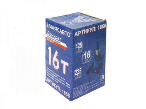 Домкрат гидравлический бутылочный 16 т (225-425мм) МАЯК АВТО