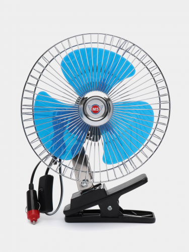 Вентилятор салона 8'' 12v на прищепке  М5