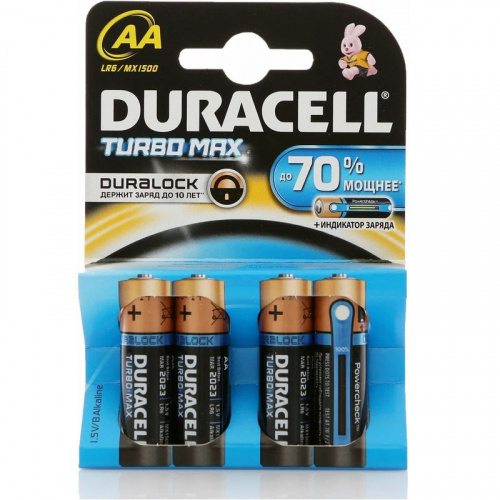Батарейки Duracell TURBO MAX АА 4шт