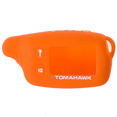 Чехол на сигнализацию TOMAHAWK TW9010,9020,9030 силиконовый SW Оранжевый
