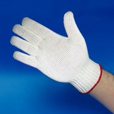 Перчатки трикотажные 5 нитей/10 класс белые /Россия/
