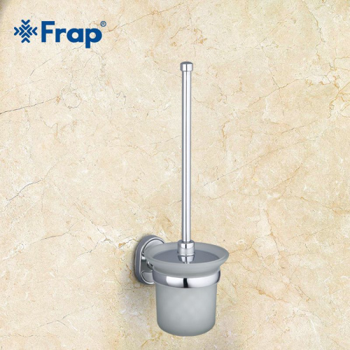 Ерш д/унитаза со стаканом FRAP® F1910, с металл. настенным креплением