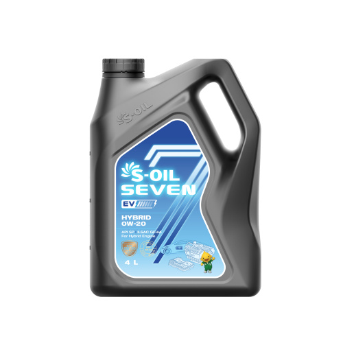 S-OIL 7   EV HYBRID 0W20  (4л), Fully Synthetic (1/4)      (SEVEN #9 1.1.2)