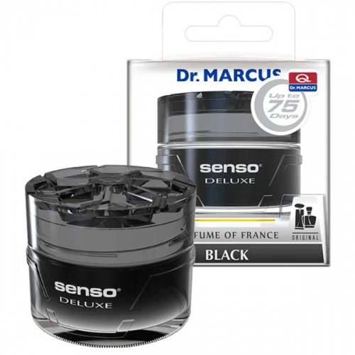 Ароматизатор воздуха гелевый в банке "Dr.MARCUS" Senso Deluxe, Black