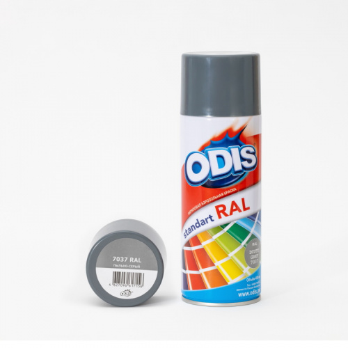 Краска-спрей ODIS standart RAL пыльно-серый