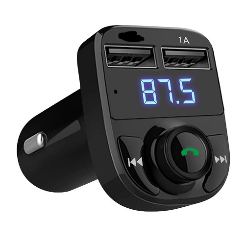 Модулятор FM автомобильный MP3 Х-8  2USB Bluetooth