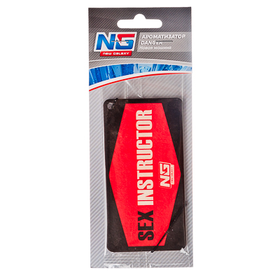 NEW GALAXY Ароматизатор бумажный Danger/Sexinstuctor, 8гр., новая машина