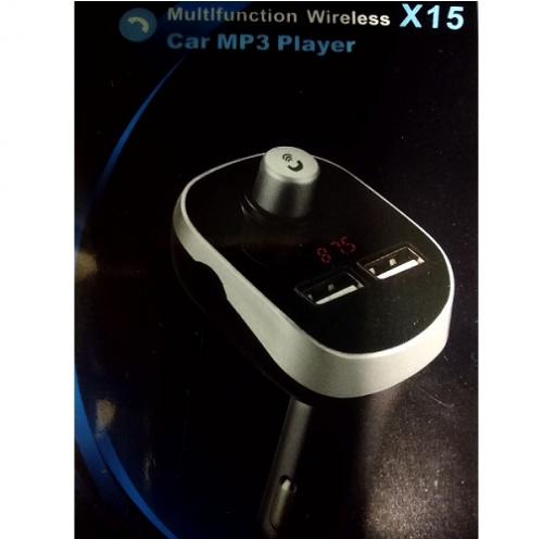 Модулятор FM автомобильный MP3 Х-15 Bluetooth