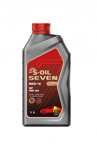 S-OIL 7   RED  #9  SP  0W30  (1л), Fully Synthetic (1/12)      (SEVEN #9 1.1.2)