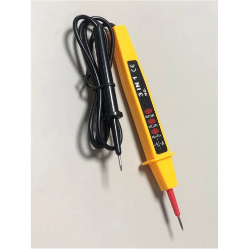 Тестер электрический 3в1, 110-500V AC/DC, пластик + металл 