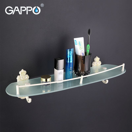 Полка д/ван.ком GAPPO® G3507 одинарная стекло 570*160 мм