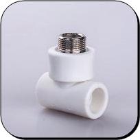 Тройник комбинированный SPK  25*3/4 НР*25 PPR