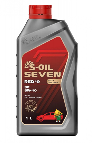 S-OIL 7   RED  #9  SP  5W40  (1л), Fully Synthetic (1/12)      (SEVEN #9 1.1.2)