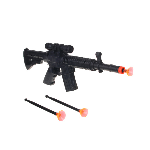 ИГРОЛЕНД Автомат и стрелы с присосками, PР, PVC, 12х29,5х2,8см