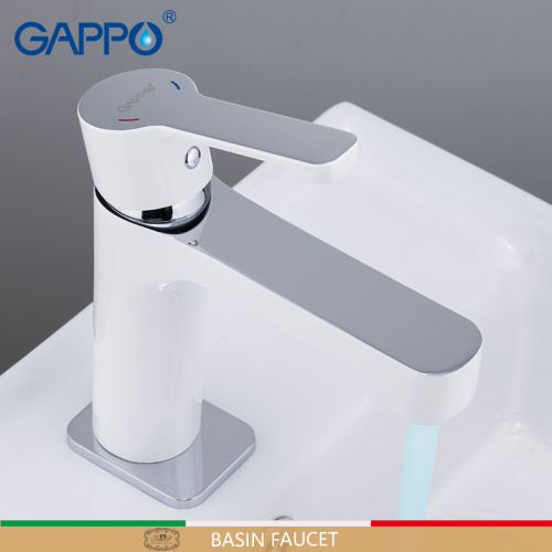 Смеситель д/р GAPPO® d35, на гайке G1002-8 Белый/Хром