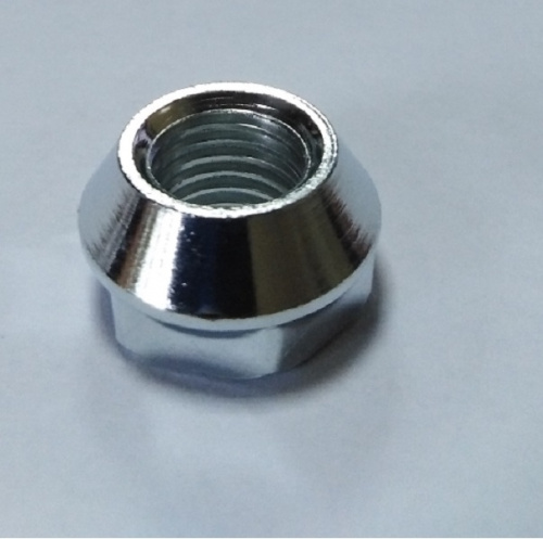 Гайка колесная 14*1,5  L-12мм Toyota/Mitsubisi/( ключ на 19) /для проставок, сквозная/