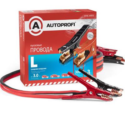 Провода пусковые 300А Autoprofi 3м (для авто до 3л бензин) 10шт/кор AP/BC - 3000 L