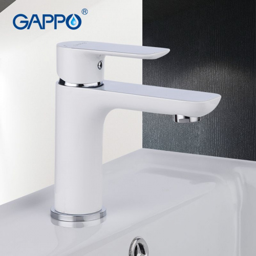 Смеситель д/р GAPPO® d35, на гайке G1048 белый